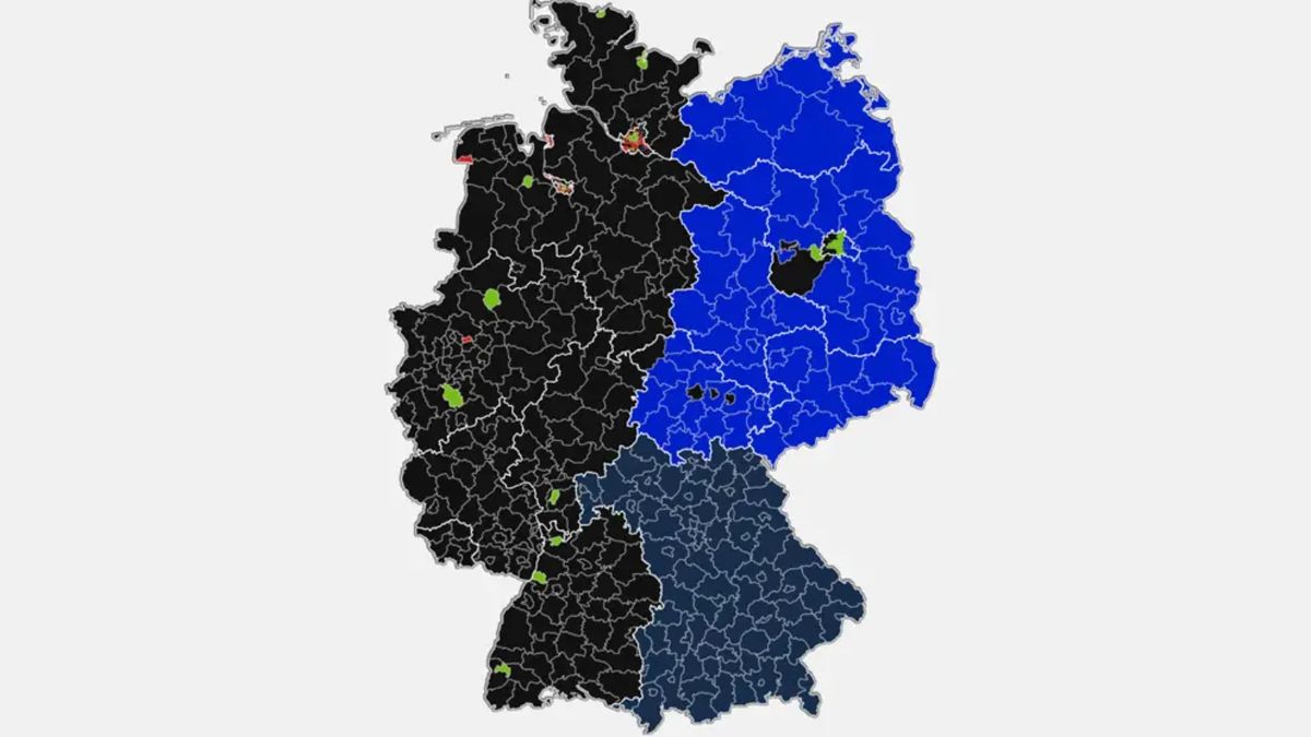 Ismerős valahonnan Németország választási térképe?