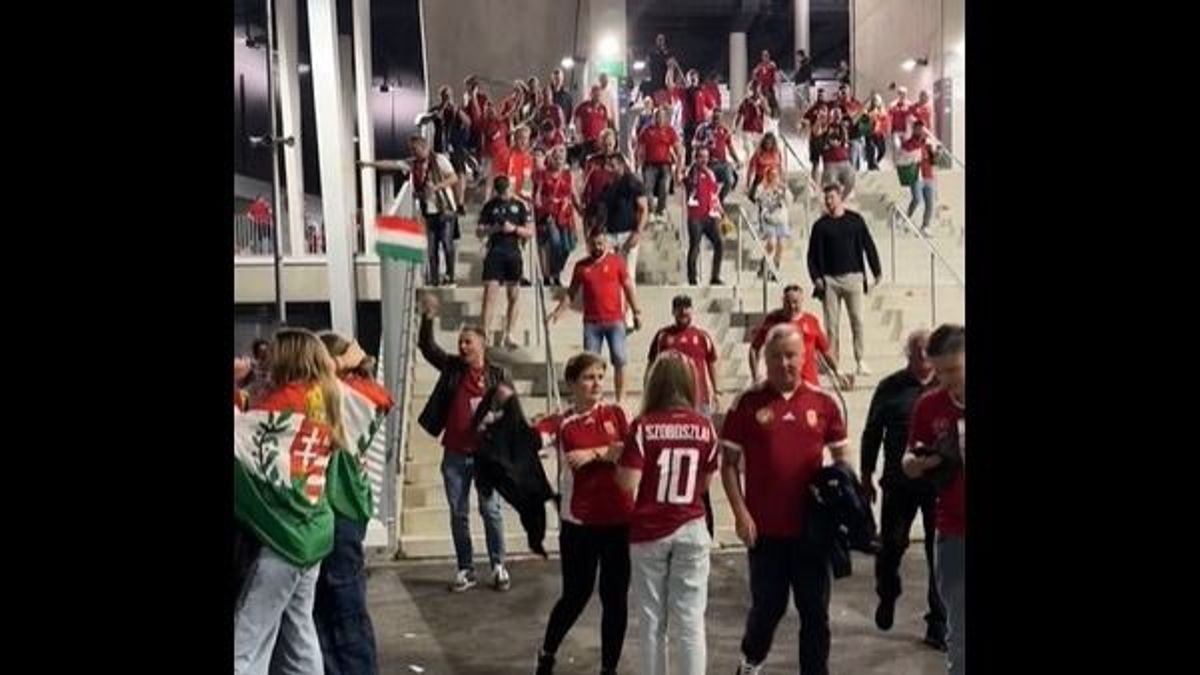 Így vették be a magyar szurkolók Stuttgartot (VIDEÓ)