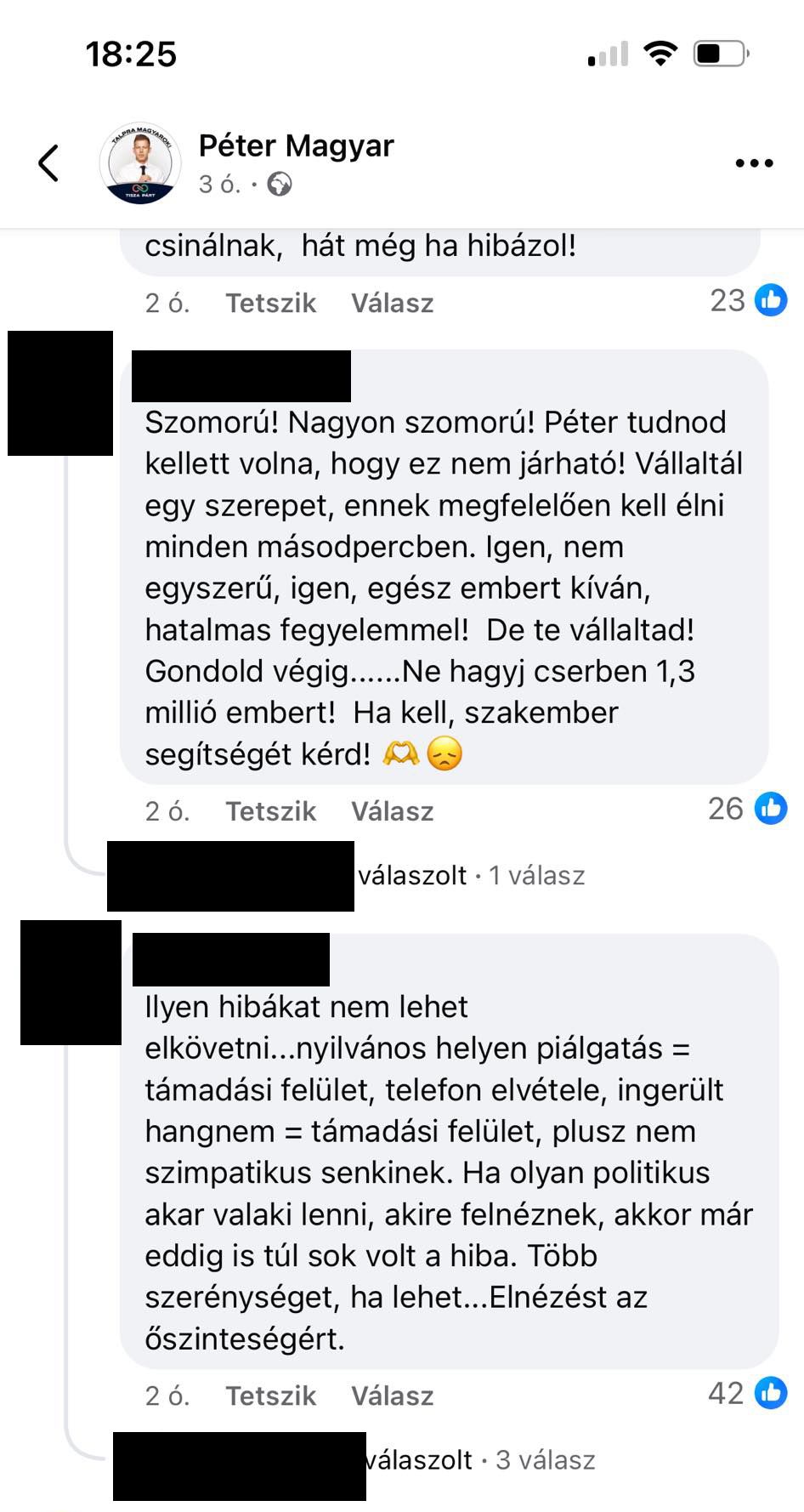 Magyar Péter követője, botrány a klubban, Fotó: Facebook