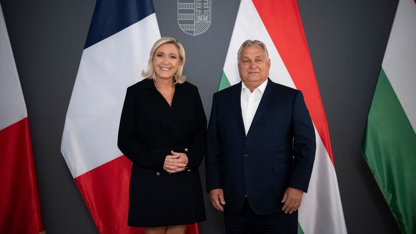 HUNGARY-FRANCE-POLITICS-ORBAN- LE PEN