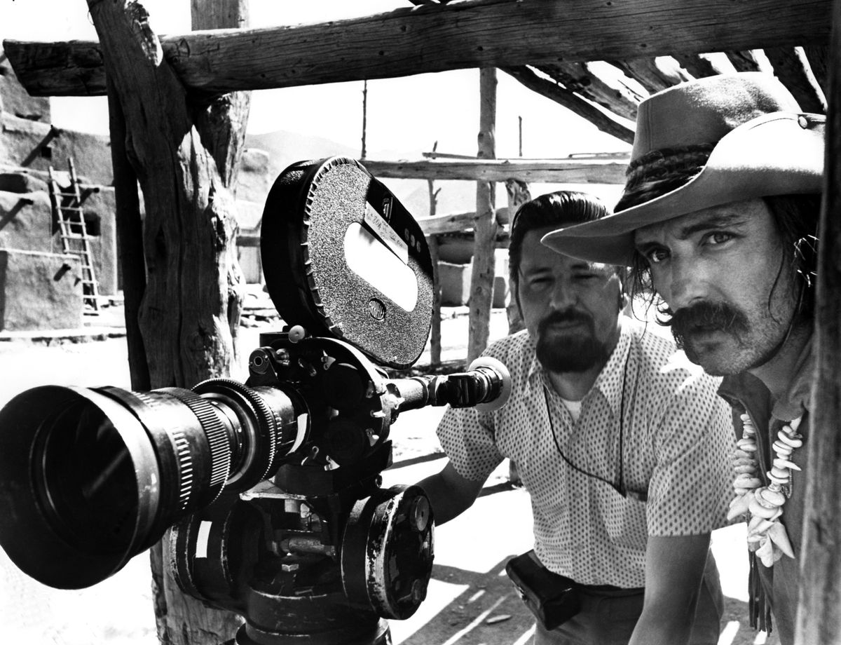 Dennis Hopper On Set