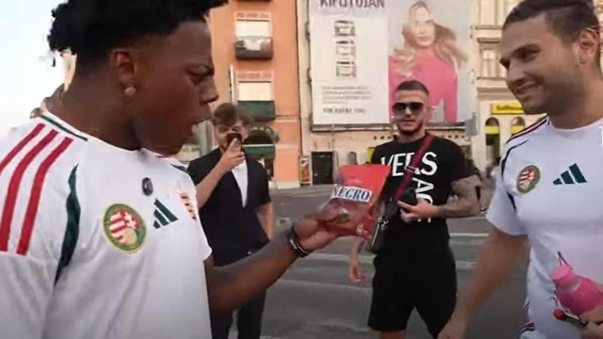 Negrót adtak a fekete sztárinfluenszernek Budapesten, azonnal elborult az agya (VIDEÓ)