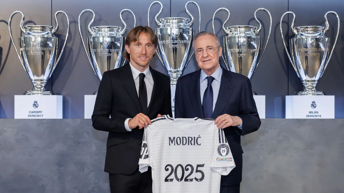 Luka Modric, Florentino Pérez