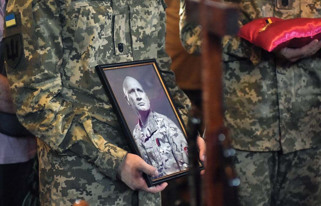 Memorial service for OUN battalion commander Mykola Kokhanivskyi in Kyiv