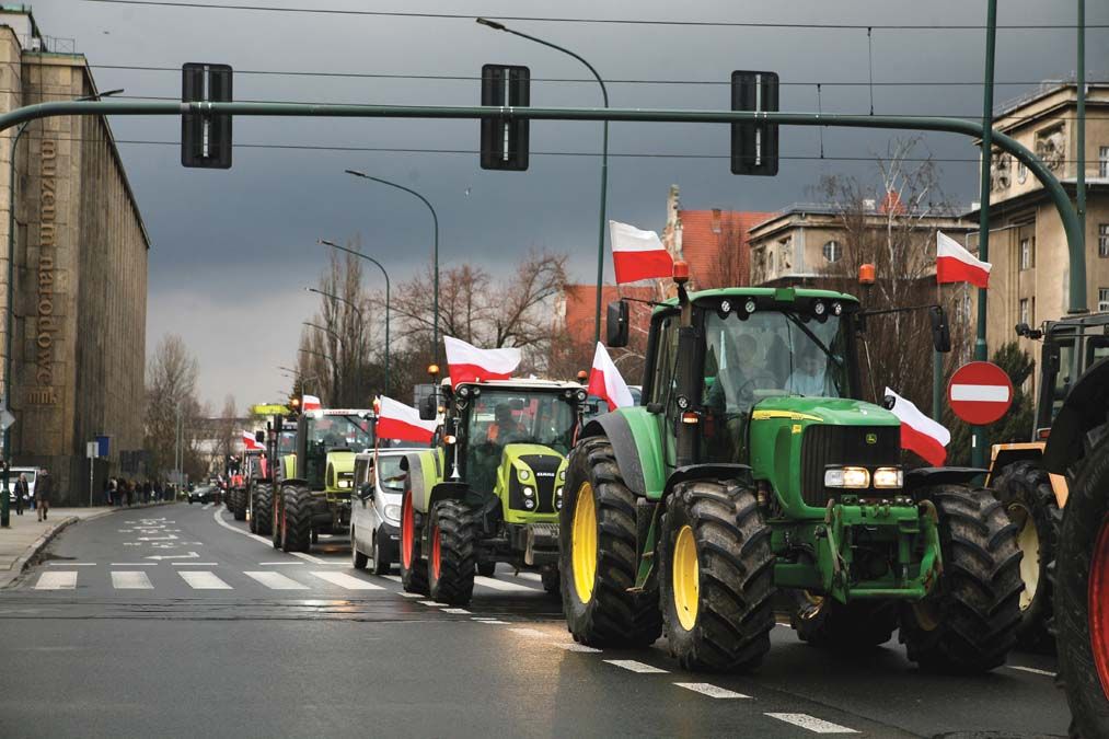 Nationwide Farmers' Protest In Krakow