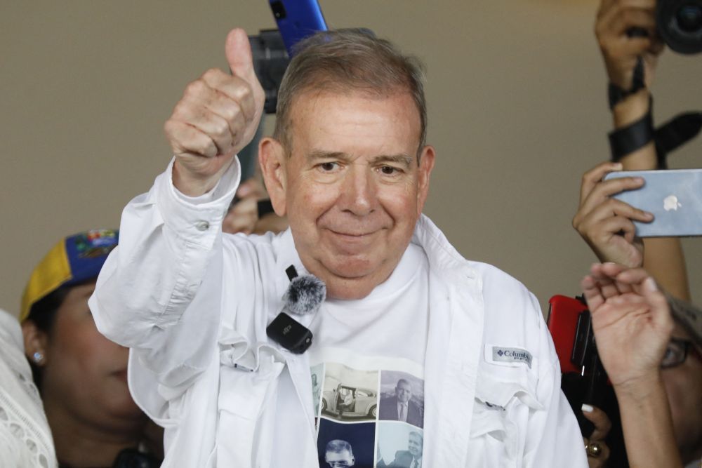 Venezuelan opposition presidential candidate Edmundo Gonzalez in Caracas