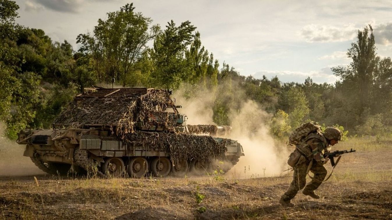 Ukrainian Army's 80th Air assault brigade train in Chasiv Yar