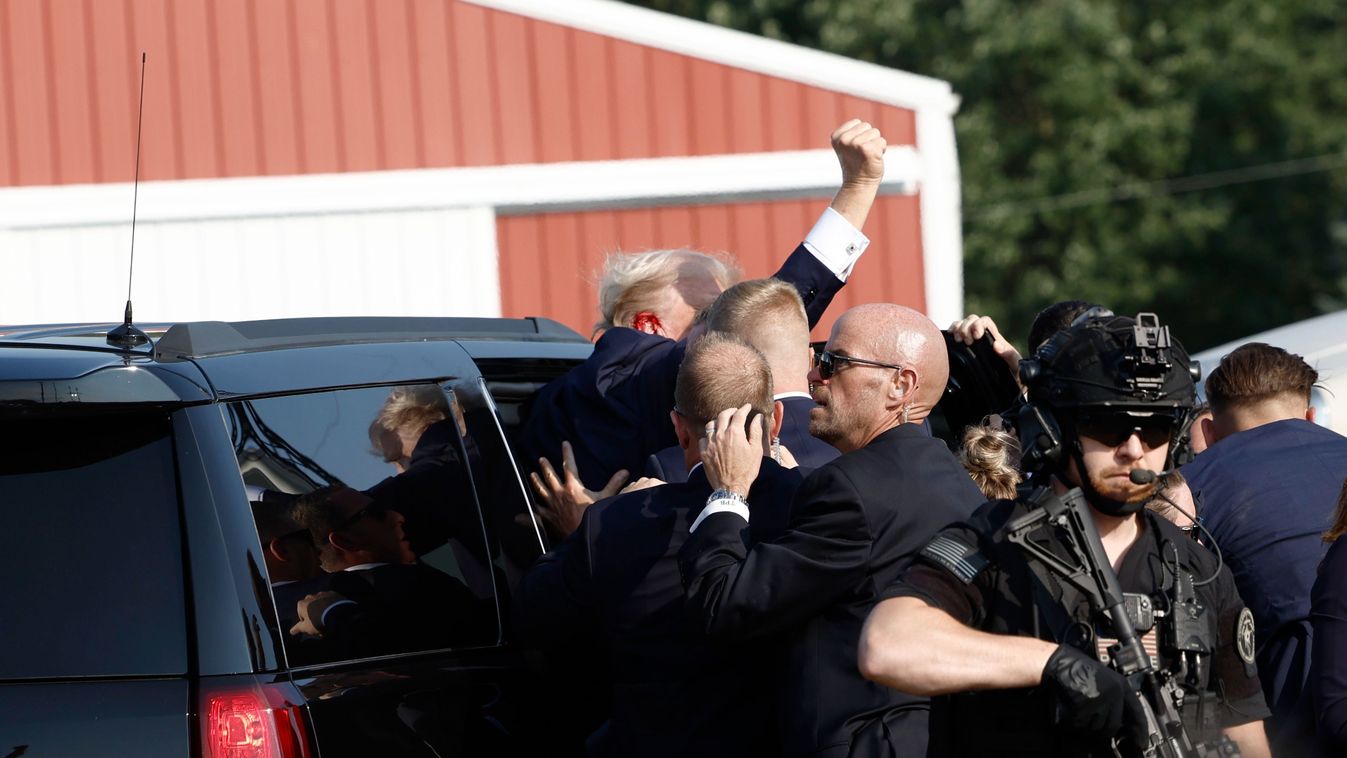 Donald Trump Injured During Shooting At Campaign Rally In Butler, PA