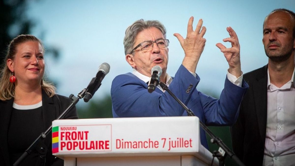 A szélkakas Jean-Luc Mélenchon