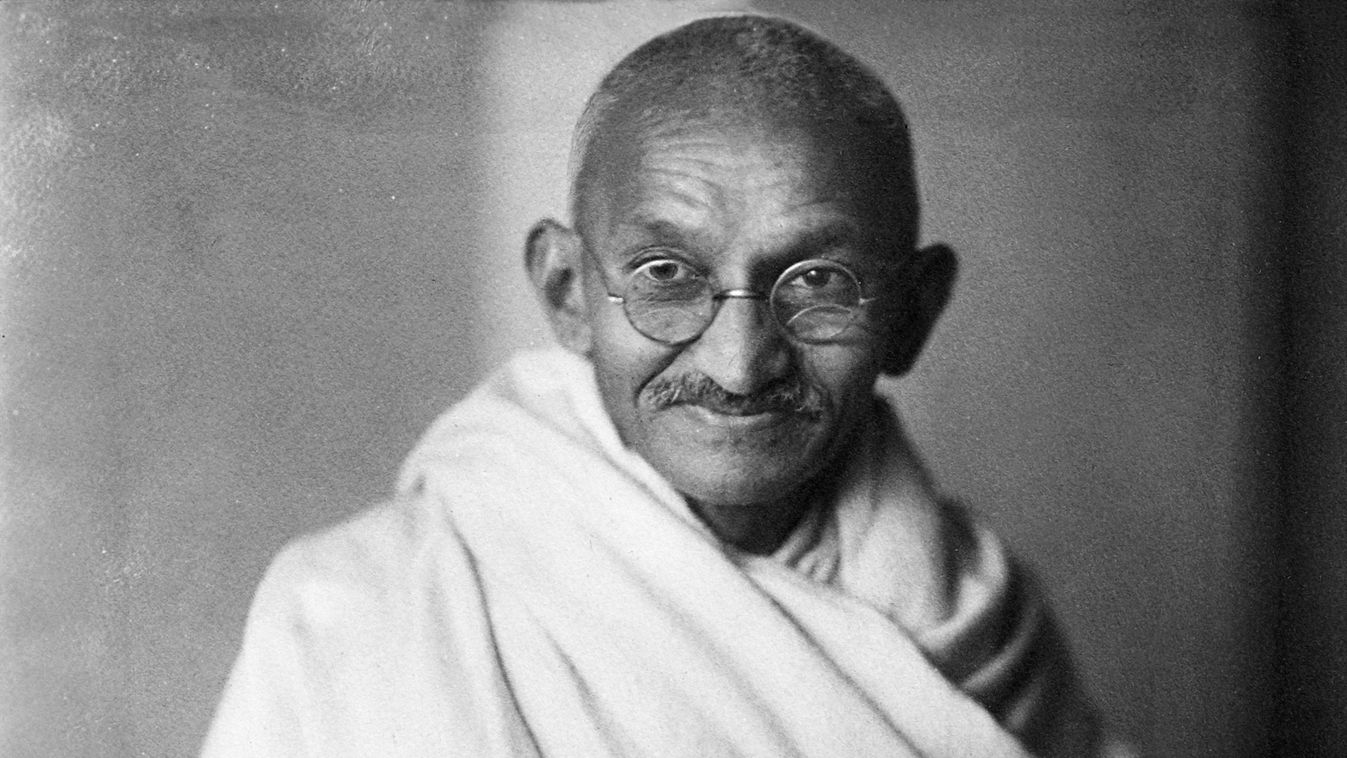 Rare studio photograph of Mahatma Gandhi taken in London England UK at the request of Lord Irwin 1931