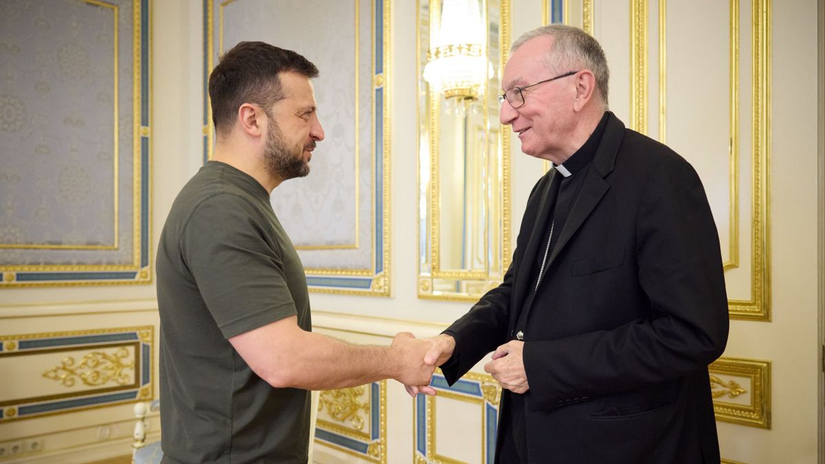 Az egyik legmagasabb rangú vatikáni vezetővel találkozott Zelenszkij (VIDEÓ)