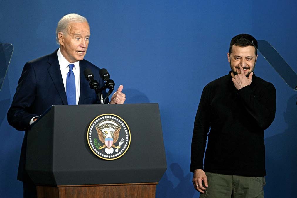 President Joe Biden hosts an event on the Ukraine Conpact initiativ