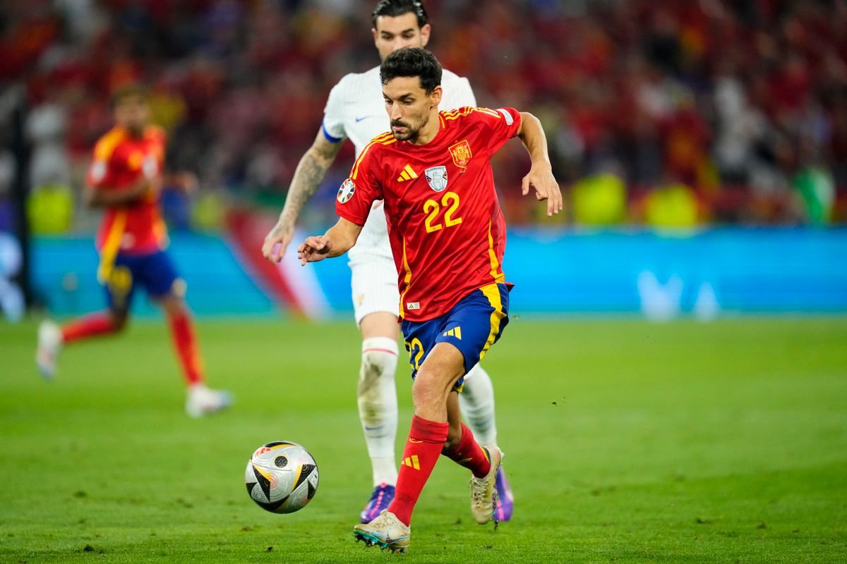 Jesus Navas right-back of Spain and Sevilla FC during the UEFA EURO 2024 semi-final match between Spain v France at Munich Football Arena on July 9, 2024 in Munich, Germany