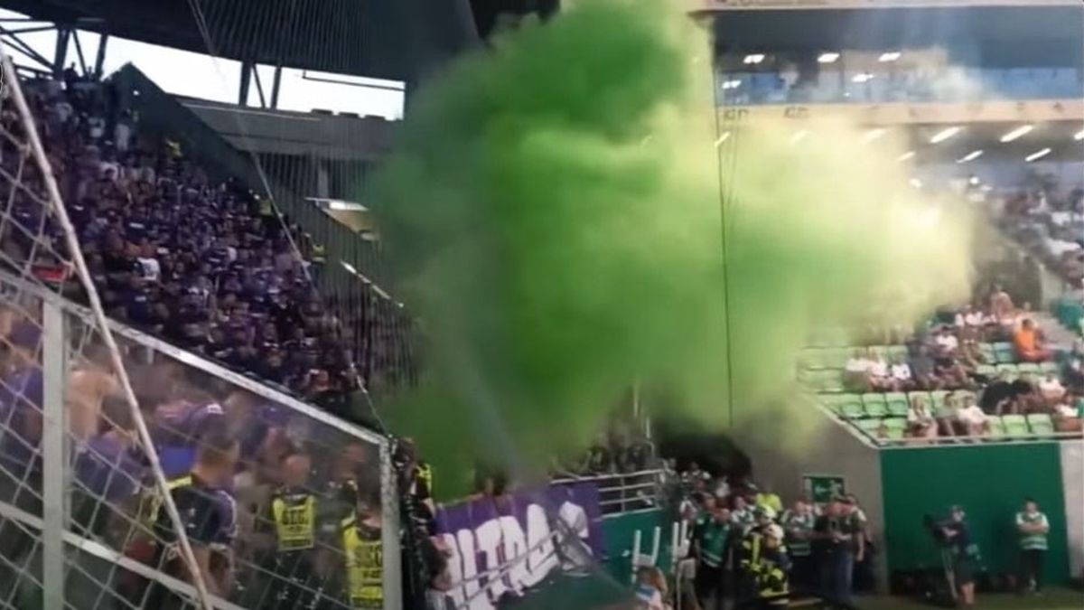 „Nem vicces” – reagáltak az újpestiek a zöld füstbombára + VIDEÓ