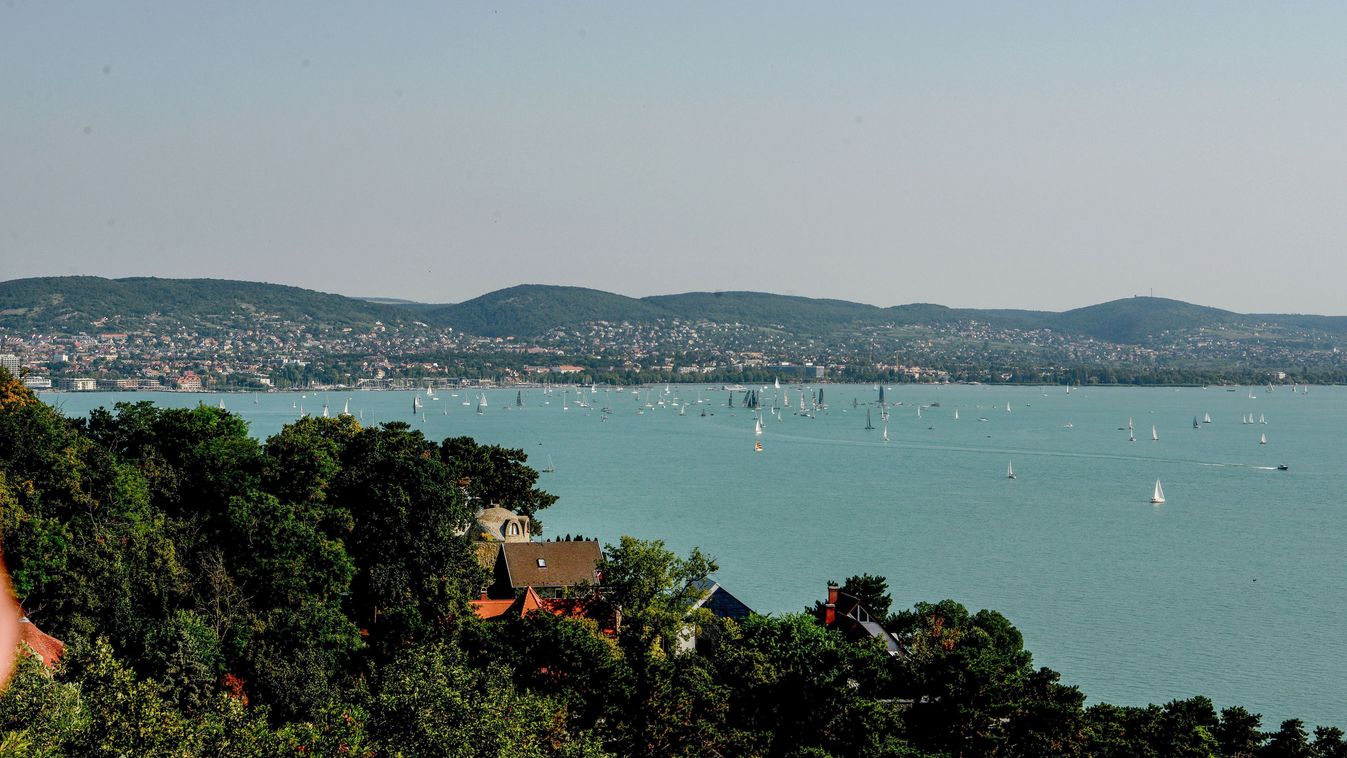 View of the Blue Ribbon - Round the Lake Balaton Race on