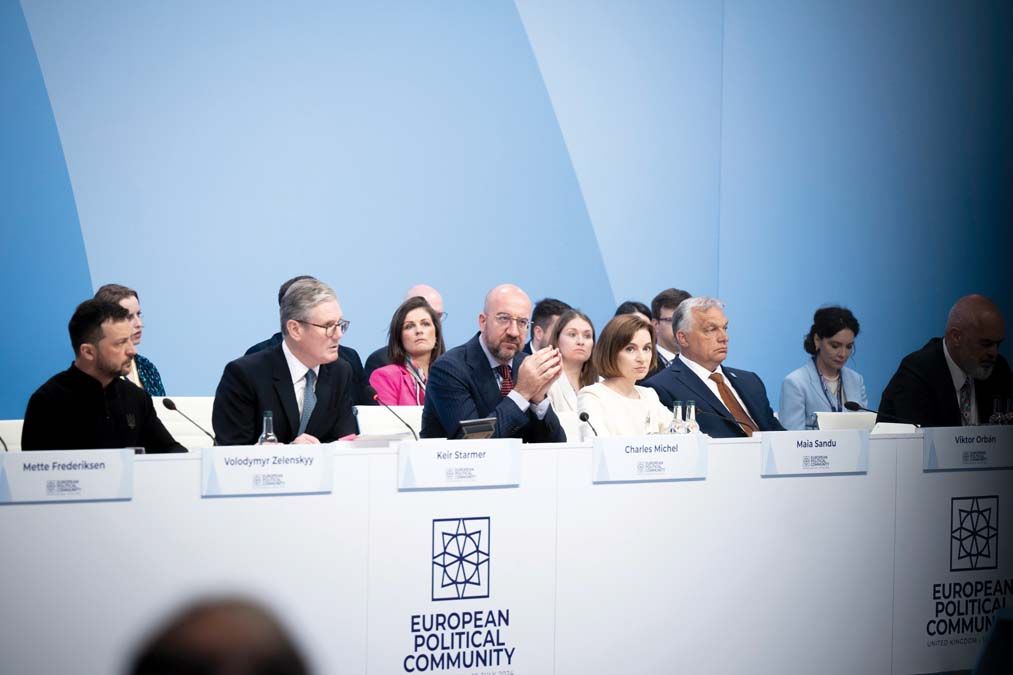 SANDU, Maia; ORBÁN Viktor; MICHEL, Charles; ZELENSZKIJ, Volodimir; STARMER, Keir