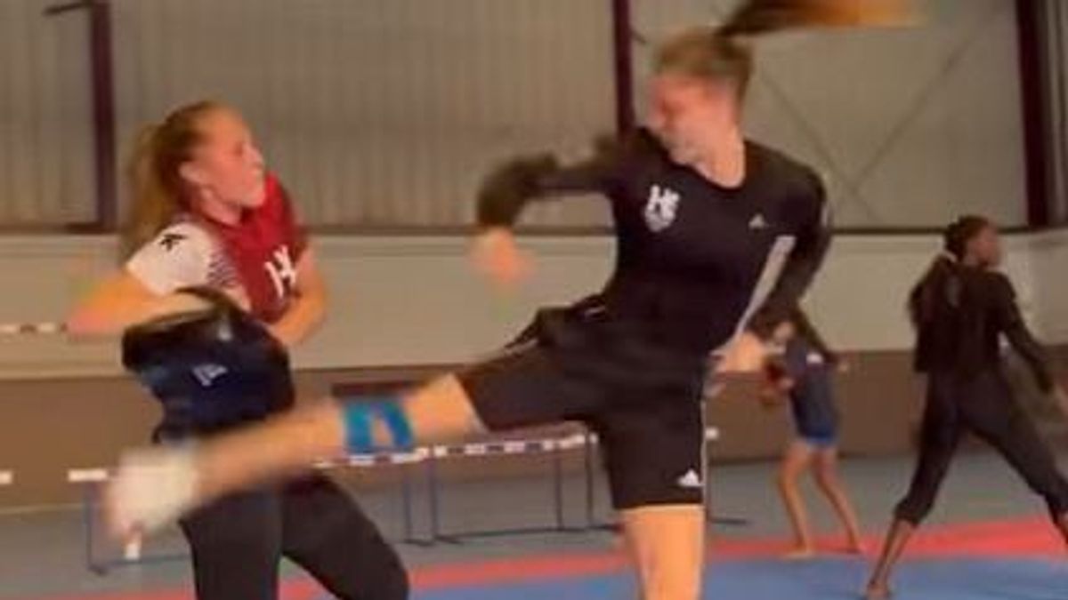 Félelmetes edzőtermi felvételek! Így készült Márton Viviana az olimpiára az ikertestvérével