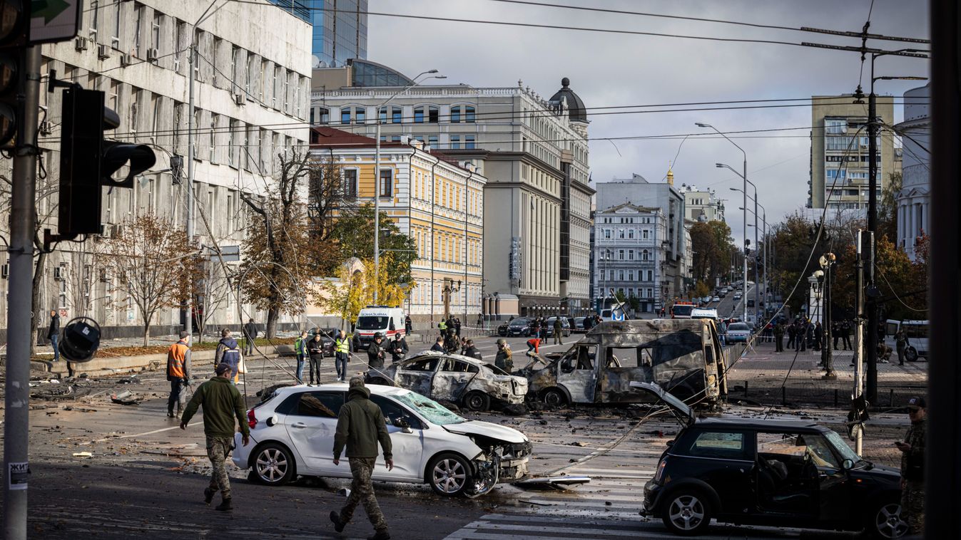 Multiple Explosions In Kyiv