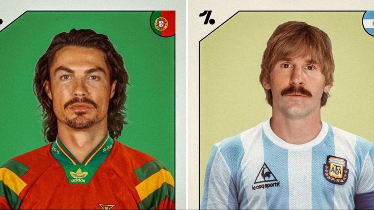 Így néztek volna ki korunk legnagyobb futballsztárjai a 70-es években (képek)