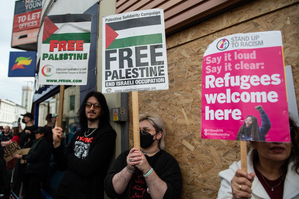 Hundreds march in Birmingham against racism