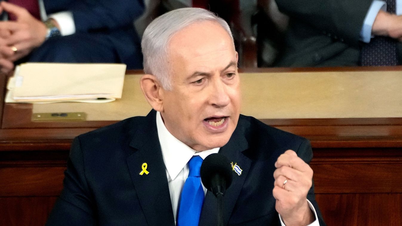 Israeli PM Netanyahu Delivers Address To Joint Meeting Of U.S. Congress