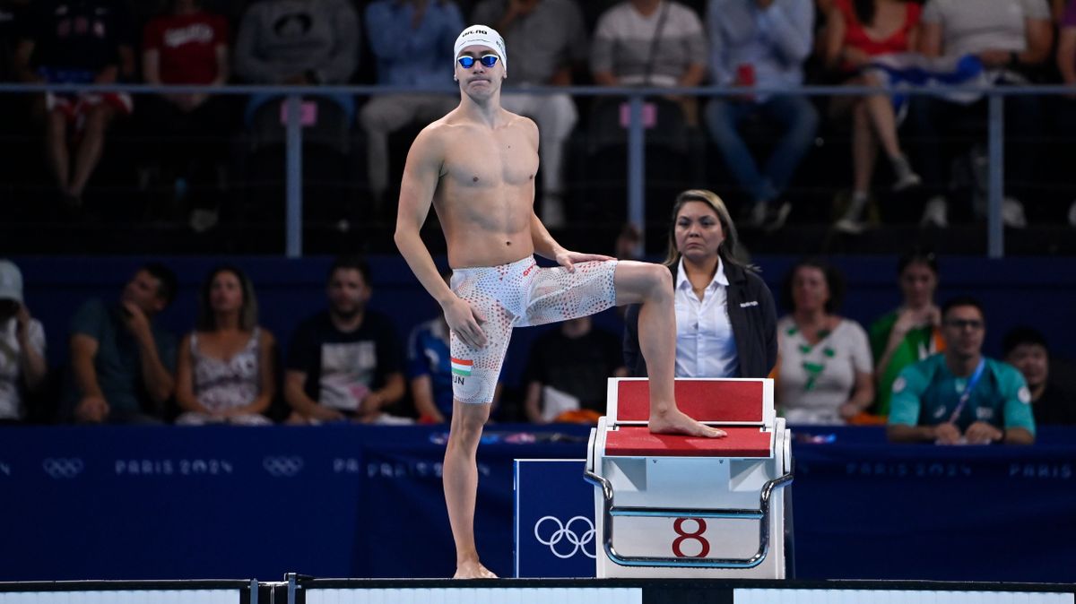 Újabb magyar úszósiker – egy hete még beteg volt, most országos csúccsal olimpiai negyedik lett Betlehem Dávid (VIDEÓ)
