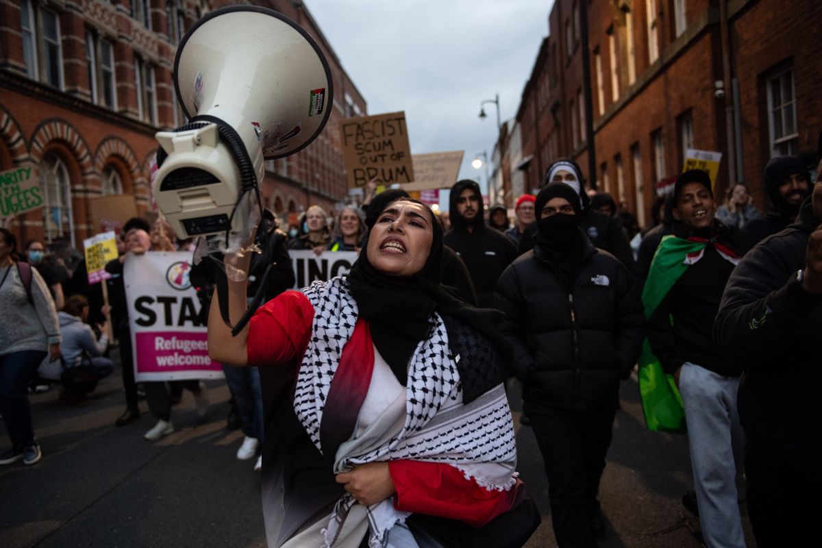 Hundreds march in Birmingham against racism