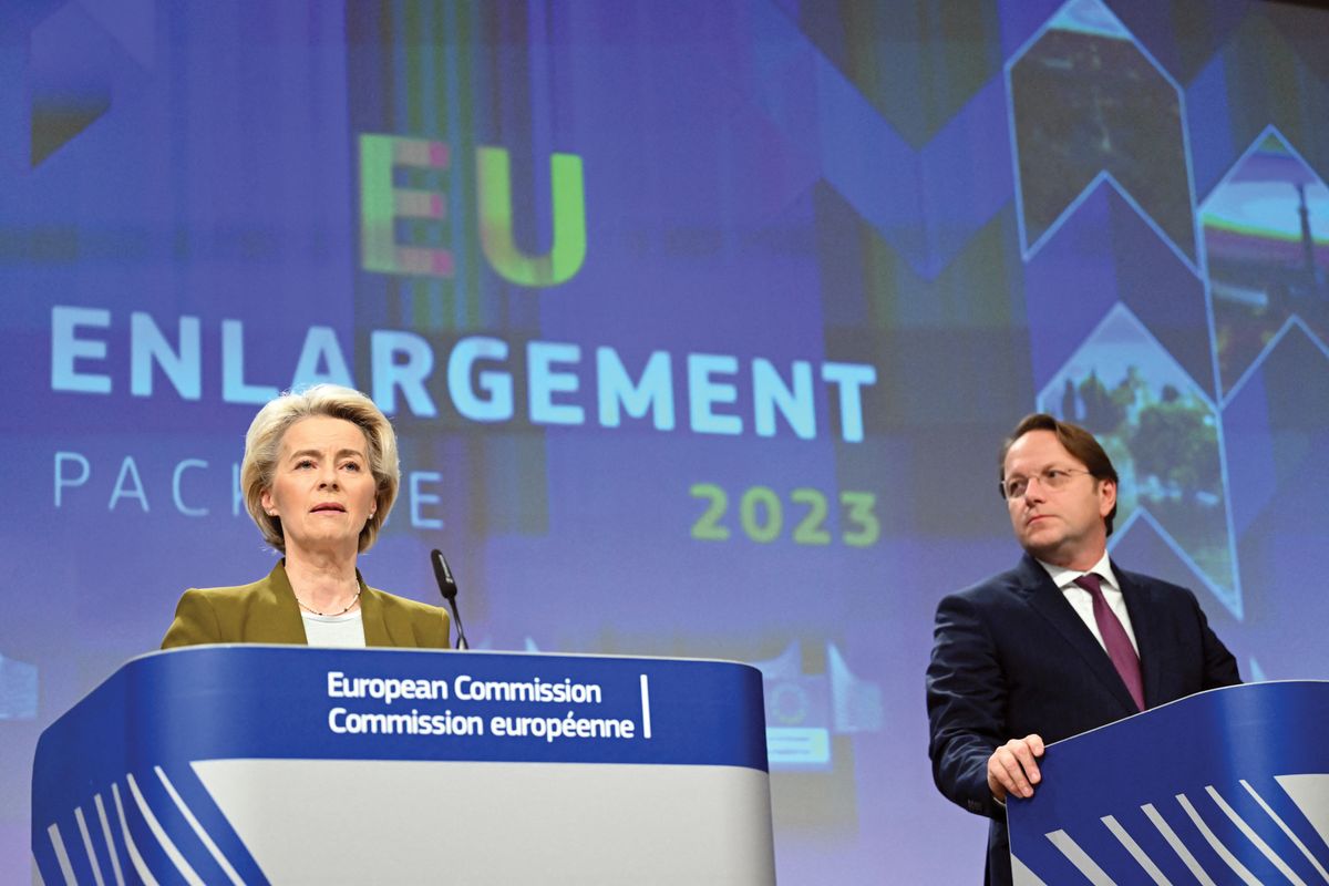 Ursula von der Leyen - Oliver Varhelyi press conference in Brussels