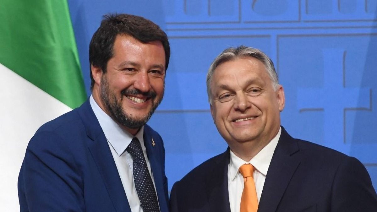 Megérkezett Budapestre Matteo Salvini