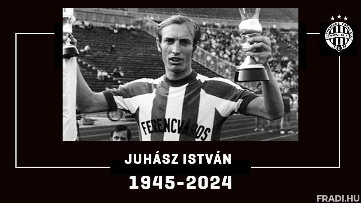 Elhunyt a Ferencváros örökös bajnok labdarúgója, Juhász István