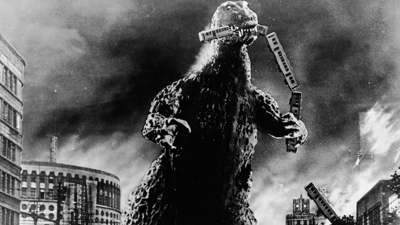 Godzilla Eats A Commuter Train