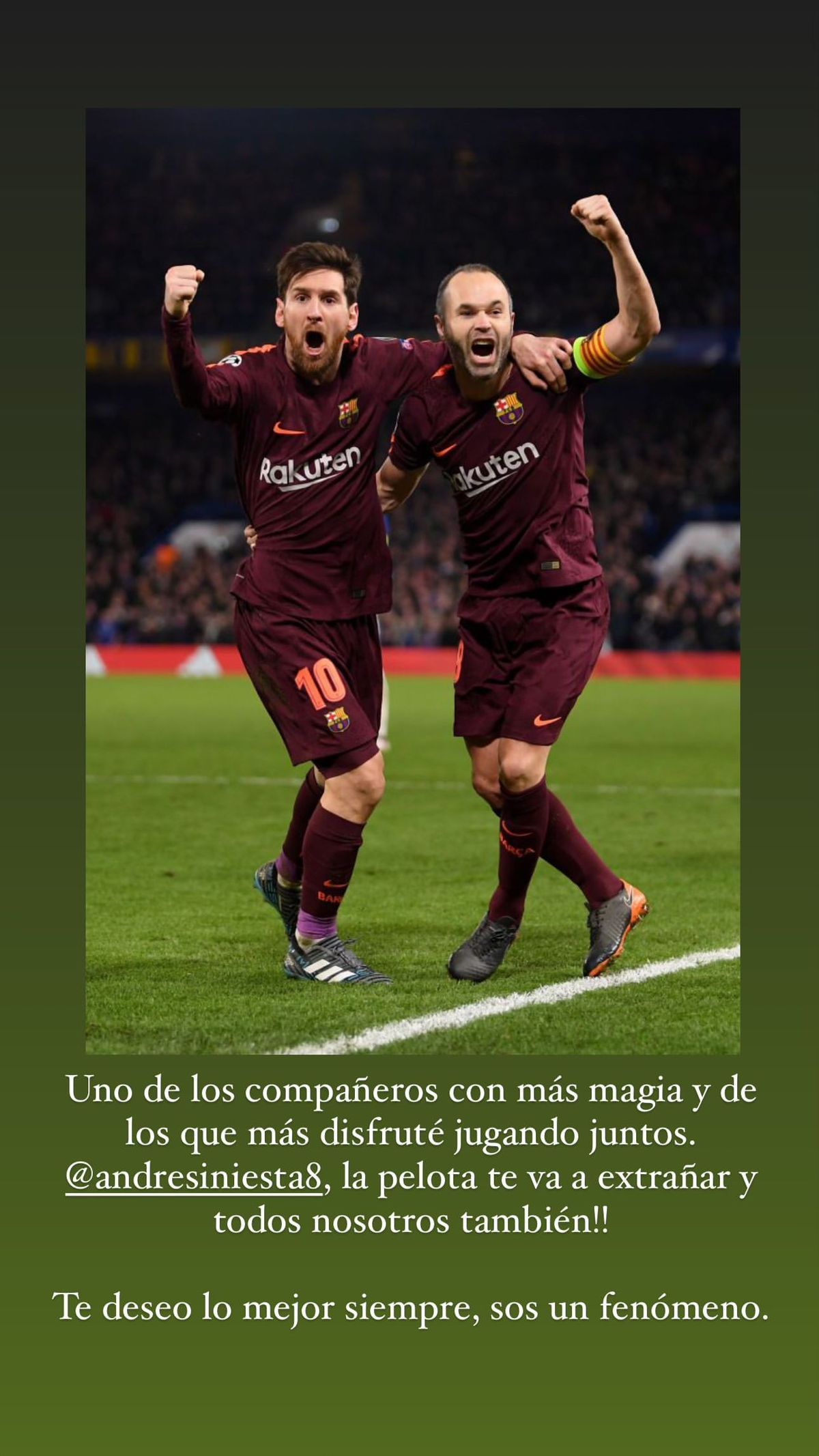 Lionel MESSI; Andrés INIESTA