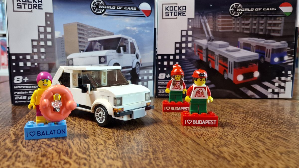 LEGO helyett kockákból épül a magyar retró – itt a Polski és az Ikarus