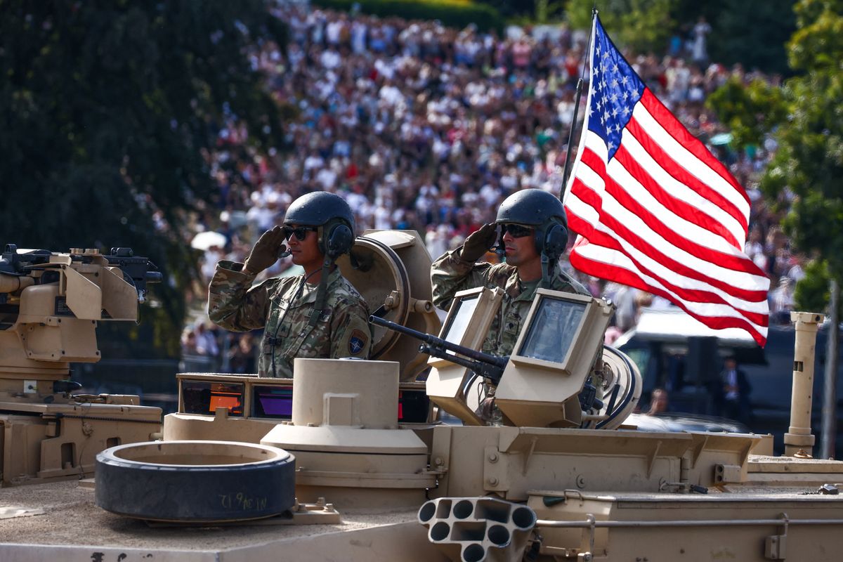 Polish Armed Forces Day Celebrated In Warsaw, Poland