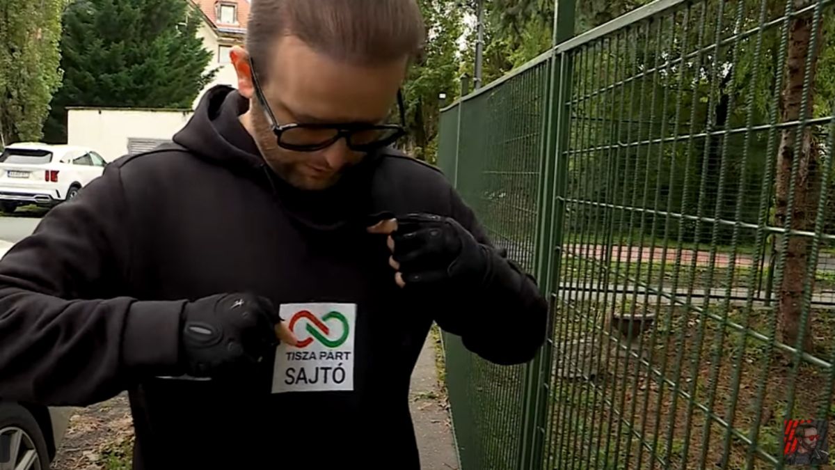 Tiszás álruhában kérdezgetett Magyar Péter tüntetésén a Pesti Srácok szerzője