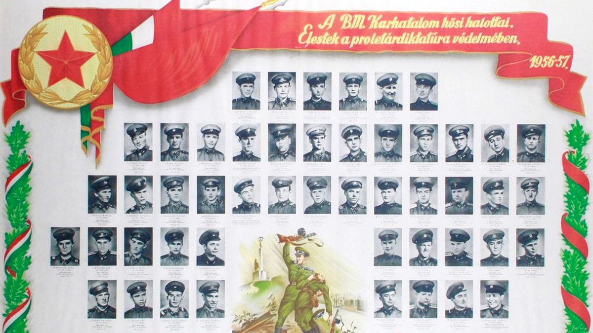 Az 56-os forradalmárok ellen harcoló és „hősi halált” halt belügyeseket méltató tablóért is licitálhat