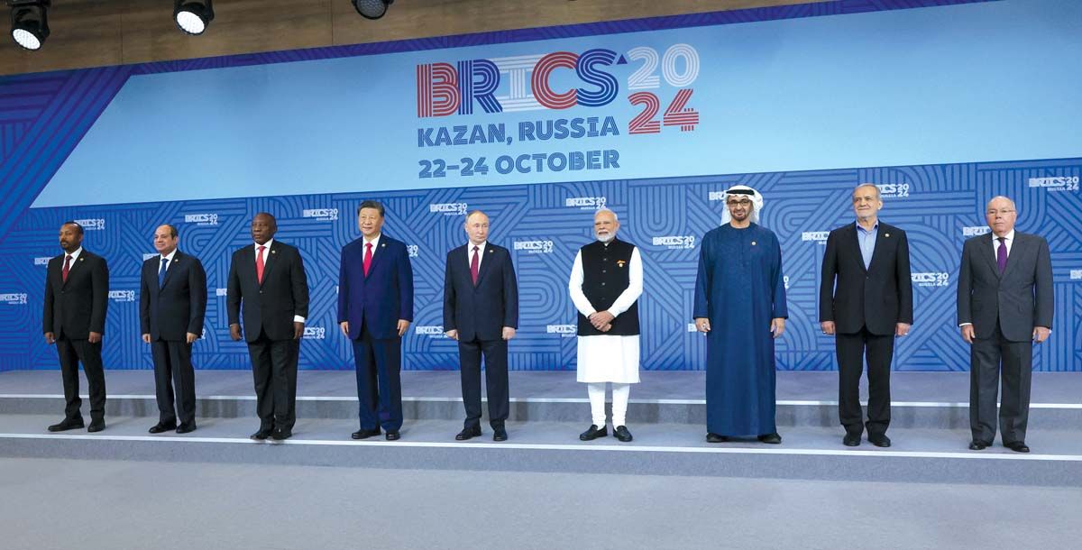 PESZESKJÁN, Maszúd; SZÍSZI, Abdel-Fattáh esz-; ÁL NAHAJAN, Mohamed bin Zájid ; VIEIRA, Mauro; RAMAPHOSA, Cyril; HSZI Csin-ping; ABIJ, Ahmed Ali; PUTYIN, Vlagyimir; MODI, Narendra