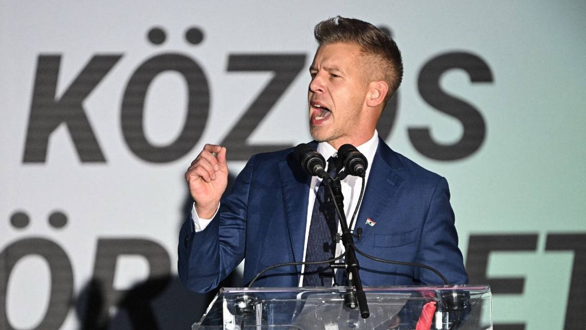 Magyar Péter a nők elleni erőszakról papol