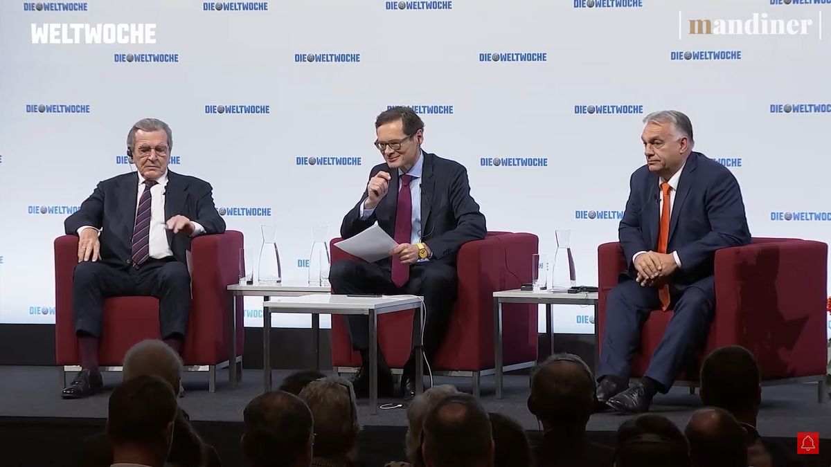 Íme a teljes békekonferencia: itt tudja meghallgatni Gerhard Schröder és Orbán Viktor teljes beszélgetését! (VIDEÓ)