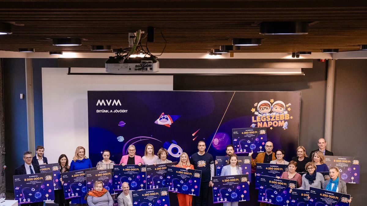 Százmillió forintos támogatást nyújt rászoruló gyermekeket segítő alapítványoknak az MVM Csoport (X)