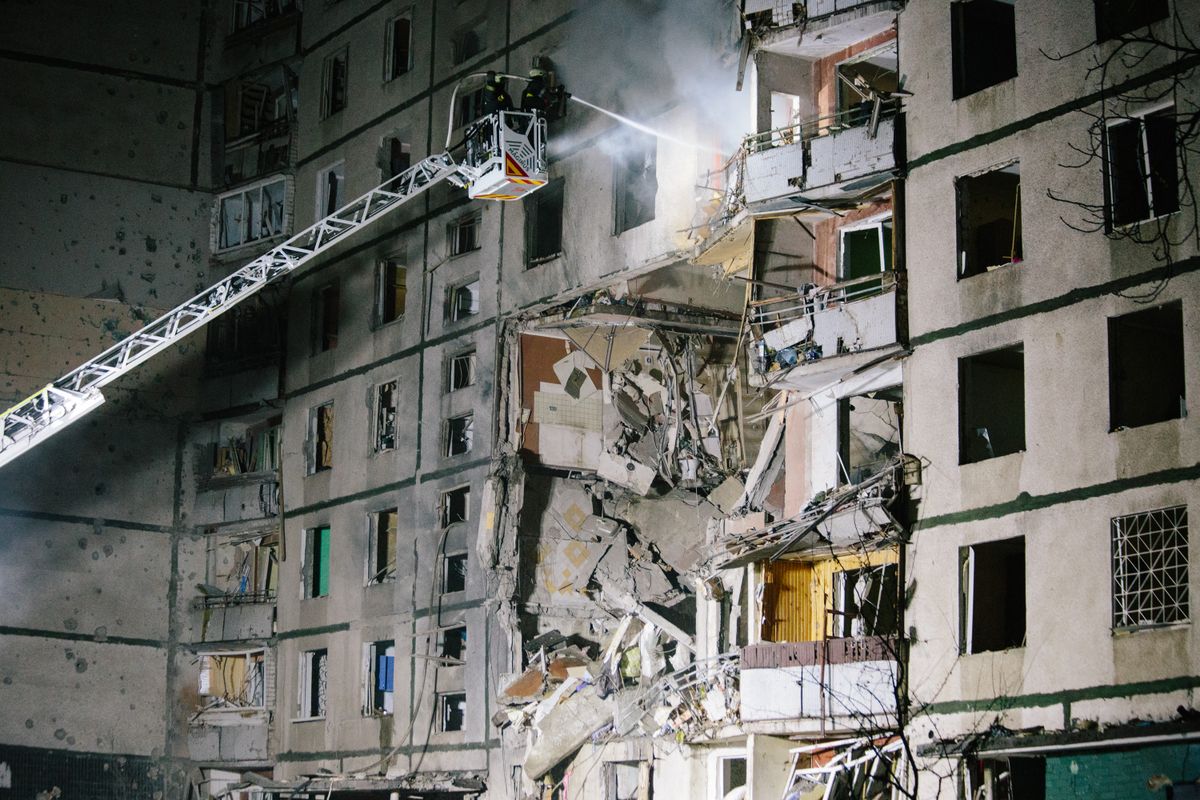 Consequences Of The Air Strike On Kharkiv