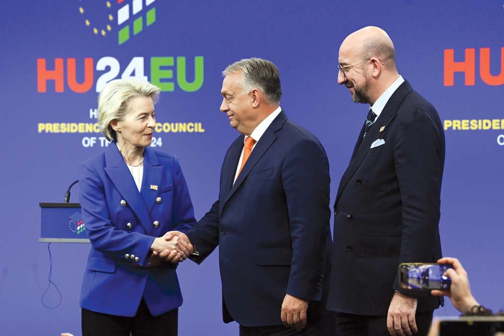 VON DER LEYEN, Ursula; ORBÁN Viktor; MICHEL, Charles