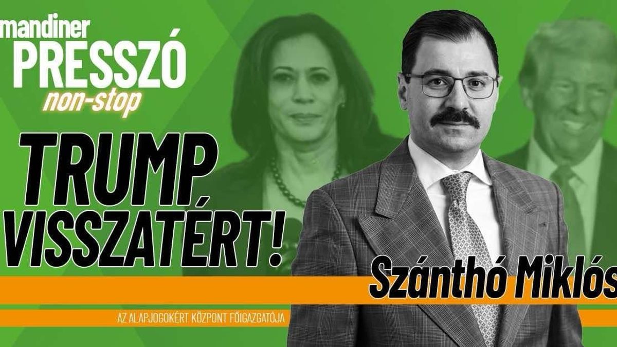 Trump hatalmas pofont adott a woke-őrületnek – Szánthó Miklós a Presszó Non-Stopban (VIDEÓ)