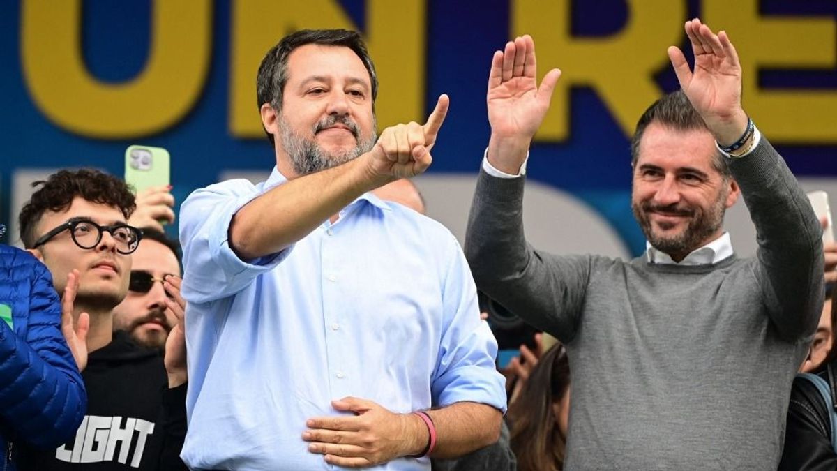 Salvini Trump mellé állt, az olasz baloldal teljes szívvel Harrist tolja