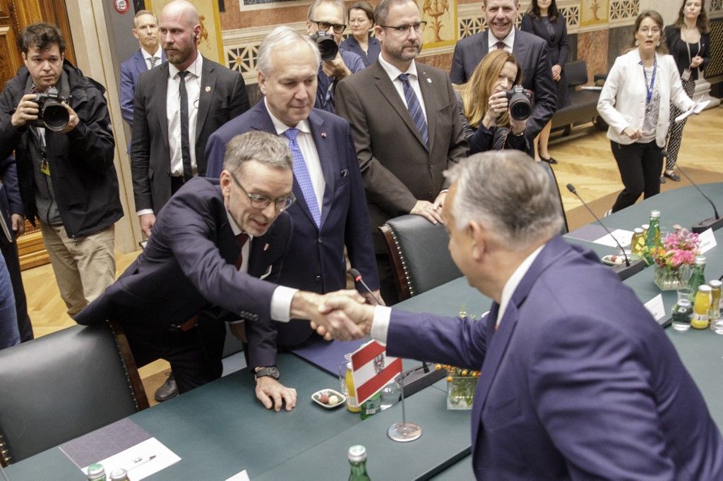 AUSTRIA - HUNGARY - POLITIC - ORBAN - Rosenkranz