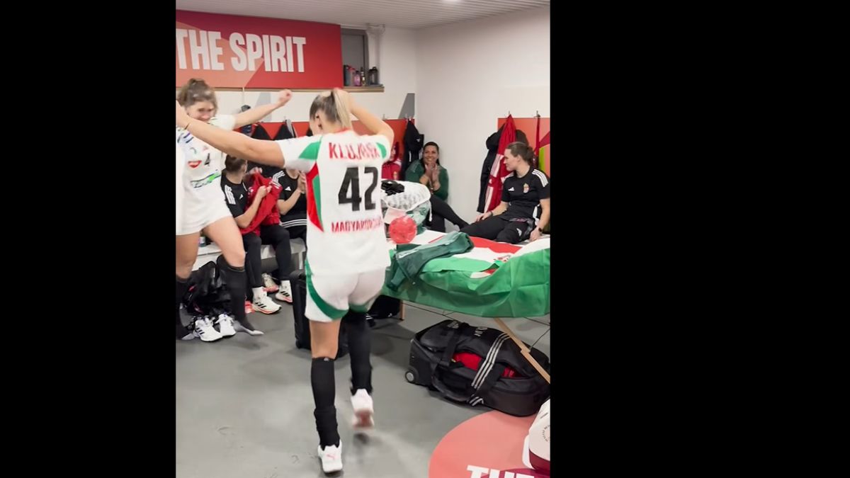 Kulisszatitkok az öltözőből: így ünnepelték Románia legyőzését a magyar lányok! (VIDEÓ)