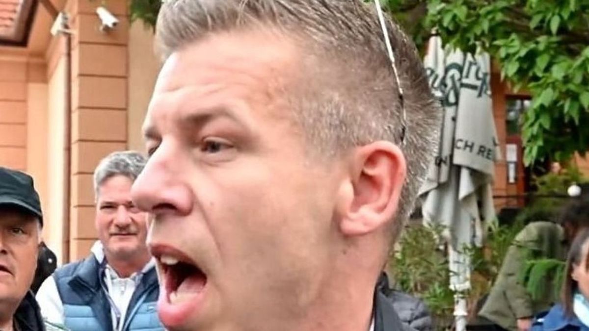 Magyar Péter testőre lökdöste a HírTV riporterét (VIDEÓ)