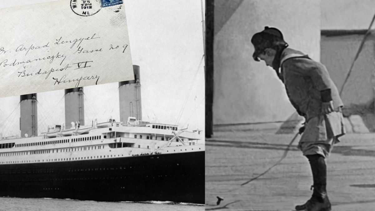 A Titanic-katasztrófát túlélő hatéves kisfiú köszönőlevele bukkant fel a hős magyar orvos hagyatékában