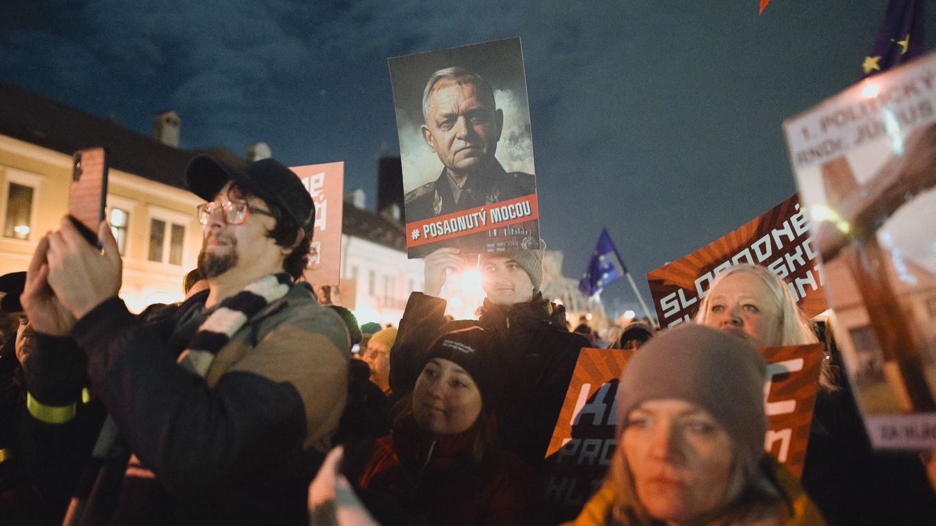 Thousands participate across Slovakia to protest against Robert Fico's political system and the government