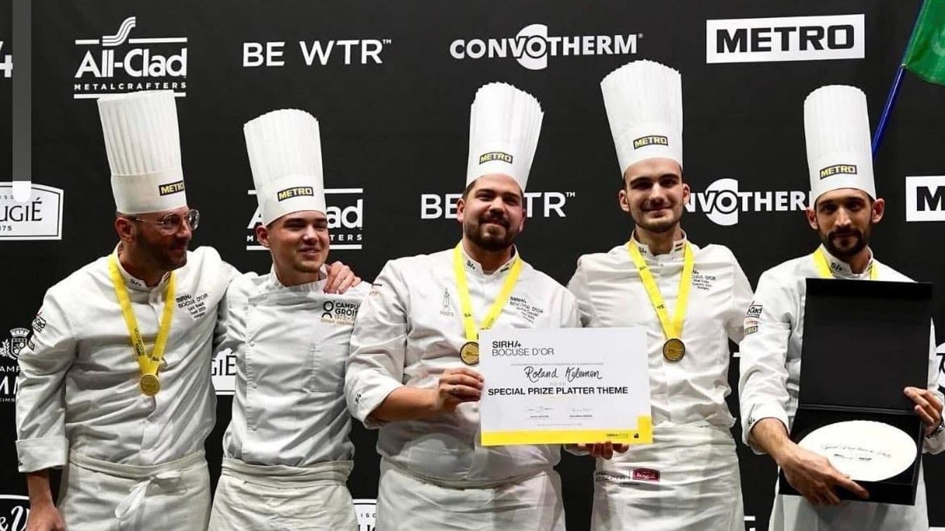 A Bocuse d'Or gasztronómiai versenyt Lyonban rendezték meg 